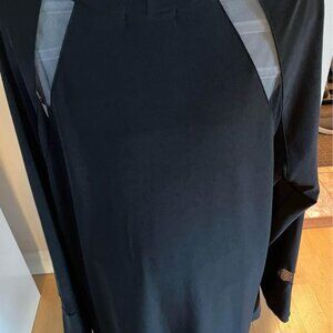 Black Tunic With Mesh Accents